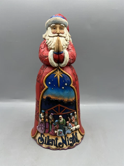 Jim Shore Heartwood Creek 4034356 Silent Night 7Th Christmas Song Santa Series