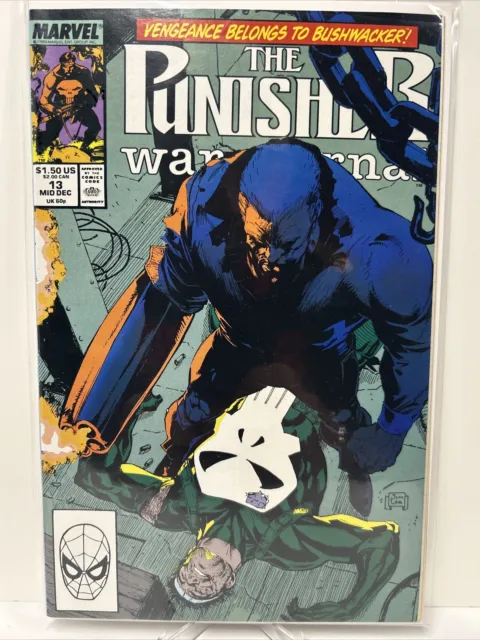The Punisher War Journal #13 Vengeance Bushwacker Vol 1 Marvel December 1989