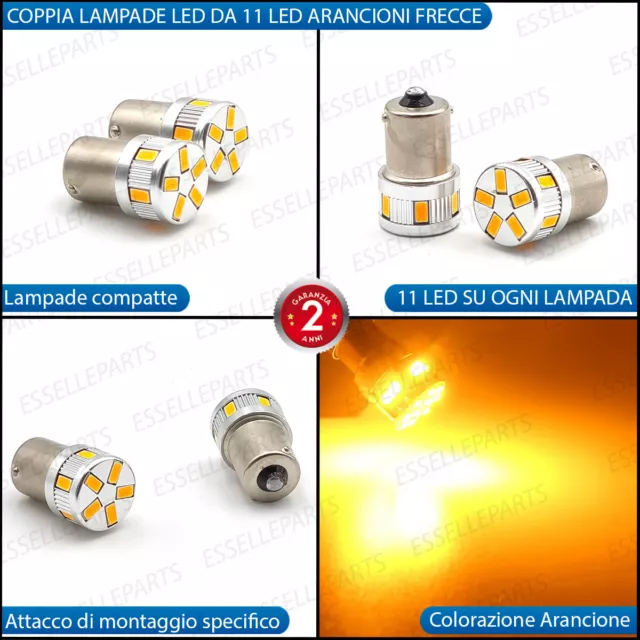 Coppia Lampade A Led Frecce Anteriori Per Piaggio Liberty 50 2016-2018 I-Get 2