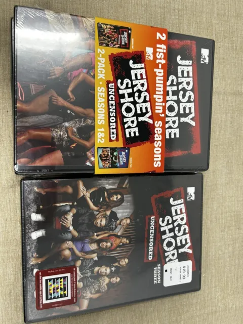 Jersey Shore: Seasons 1-3 Uncensored (DVD)- MTV - Factory Sealed