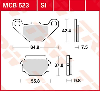 Braking Pastiglie Freno Husaberg, Husqvarna, Modelli KTM, Posteriore, Sinter | Maciag Offroad