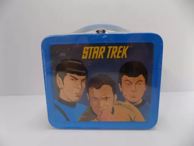 SEALED 1960s Star Trek Metal Lunch Box, 1999 Hallmark School Days NEW