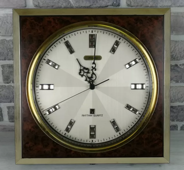 Rhythm Type Quartz - Orologio - Vintage - Japan - 34X34X8 Cm - Funzionante