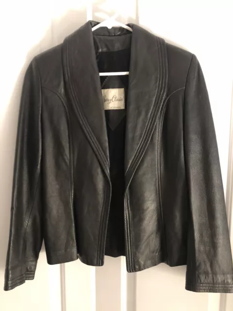 Surrey Classics of Canada Black Leather Jacket