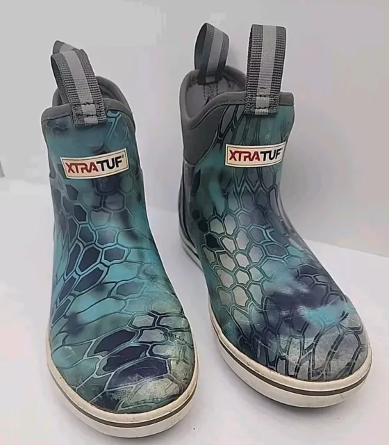 XTRATUF BOOTS WOMEN S 7 Kryptek Ankle Deck Boots Blue 22805 Pontus 49.95 PicClick