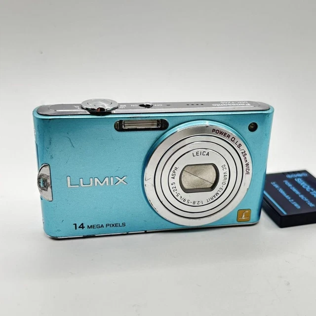 PANASONIC LUMIX DMC-FX66 Blue Battery Included $193.06