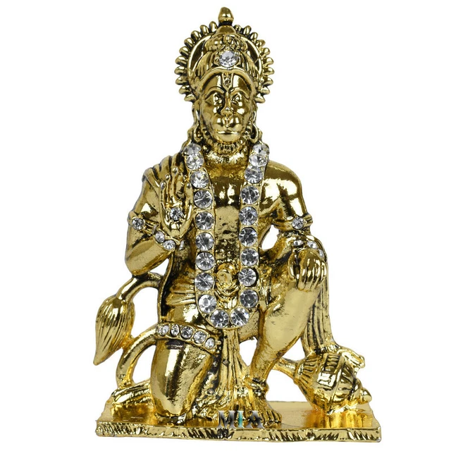 LORD HANUMAN JI Bajrangbali Idol Car Dashboard Handmade Hindu Religious