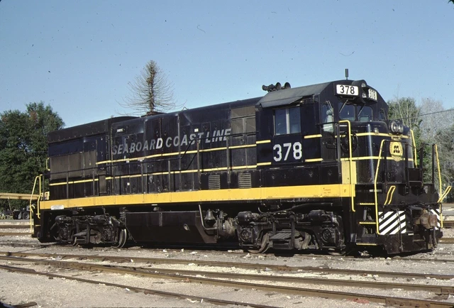 SCL Seaboard Coast Line GE U18B Kodachrome original Kodak Slide