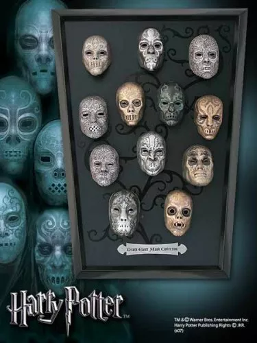 The Noble Collection Harry Potter Death Eater Mini Mask Collection - 16.5in (42c