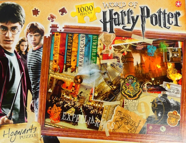 USAopoly Puzzle Harry Potter Natale A Hogwarts - 550 Pezzi, Regalo Per Fan