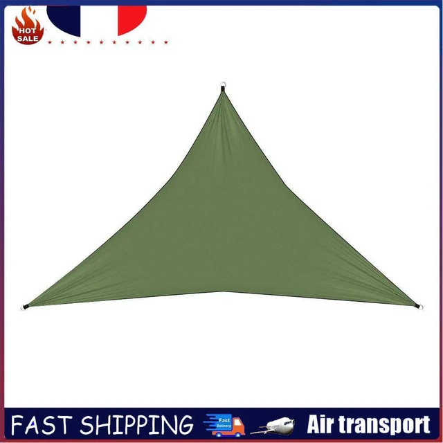 Triangular UV Sun Shade Sail Combination Net Camping (3 X 3m Army Green)