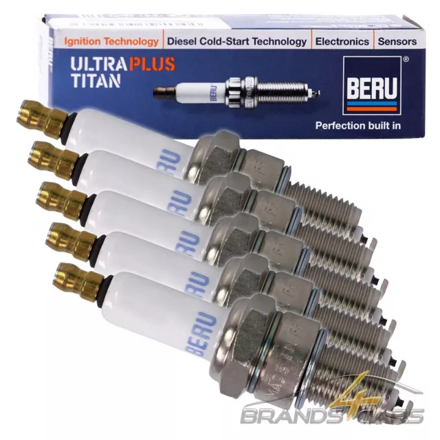 5x BERU ZÜNDKERZE ULTRA TITAN UPT8 FÜR AUDI 100 C2 C3 C4 200 80 B2 B4