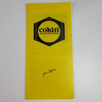 Cokin Cokin Filtro/Esposizione Registrazione Note Libro Originale Fotografia Vintage 