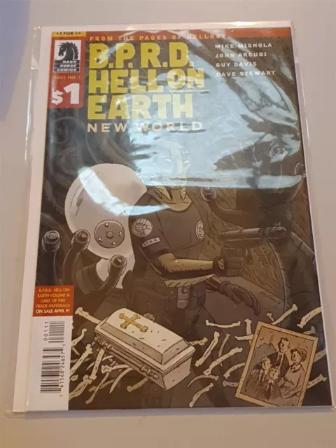 Bprd Hell On Earth New World #1 Dark Horse August 2010 Nm+ (9.6 Or Better)