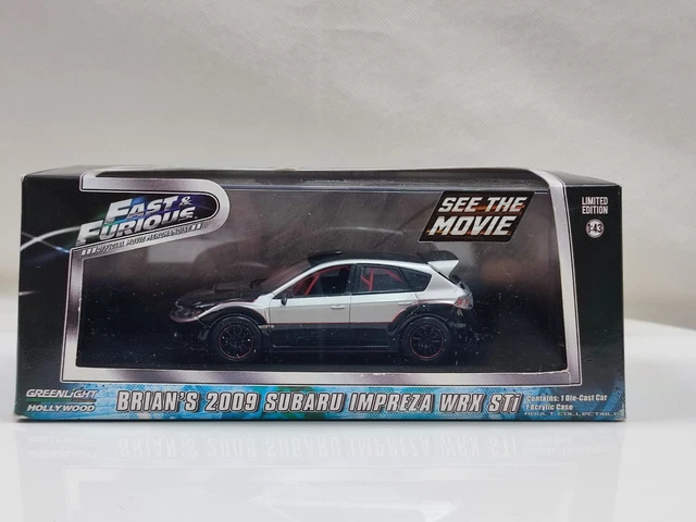 SUBARU IMPREZA WRX Sti 2009 1/43 Fast And Furious N°34 EUR 29,95 - FR