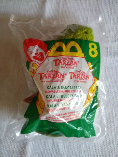 Happy Meal Toy from McDonald's - 2000 - Tarzan #8 Kala & Baby Tarzan - Unopened