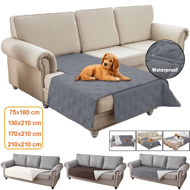 Quilted Bed Cover Mattress Protector Waterproof Pet Sofa Mat Bed Blanket Home