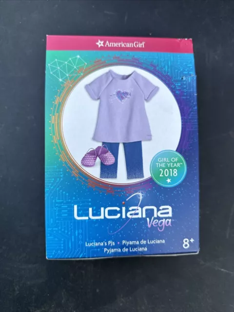 American Girl Doll of The Year Luciana Vega's Pajamas Brand New in Box!  Retired