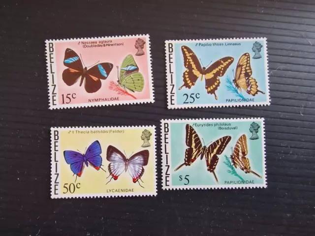 Belize 1975 Sg 426-433 Butterflies Mnh