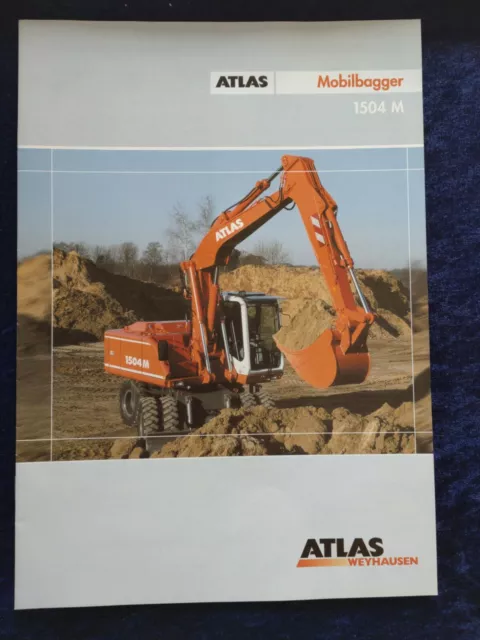 Atlas 1504M Mobilbagger Prospekt 2001