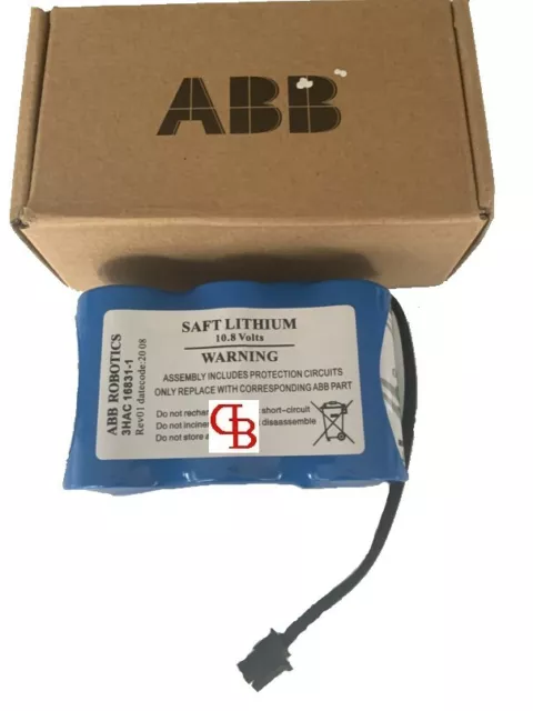 3HAC16831-1 ABB Robotics Lithium Batterie 10,8V 17Ah Saft Original Neuf