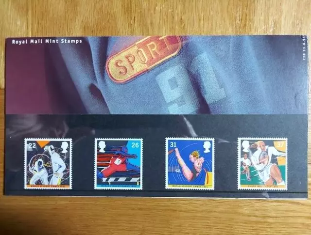 1991 Sport Royal Mail Presentation Pack 218