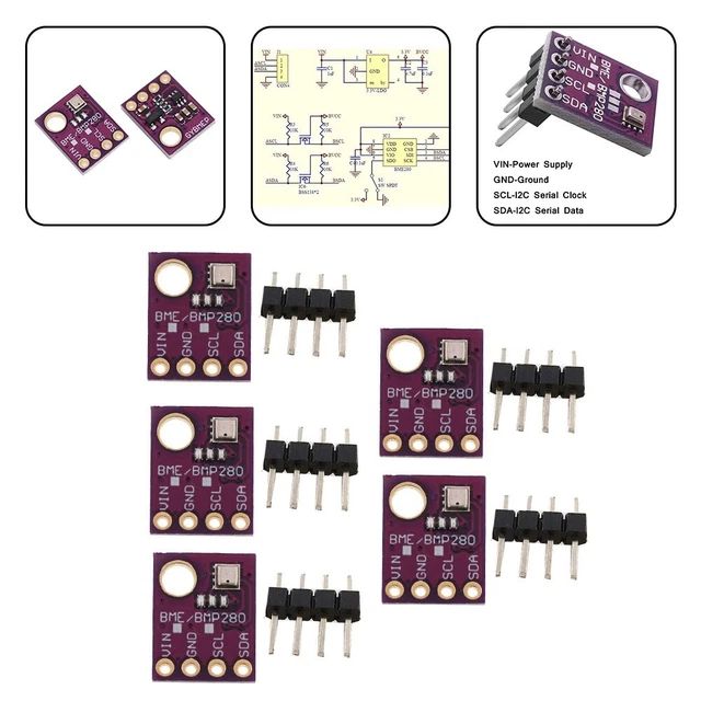 TEMPERATURE AND HUMIDITY Sensor Module with I2C SPI Compatibility 5 ...