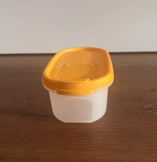 Tupperware Eidgenosse 500ml transparent - mit Deckel - gelb