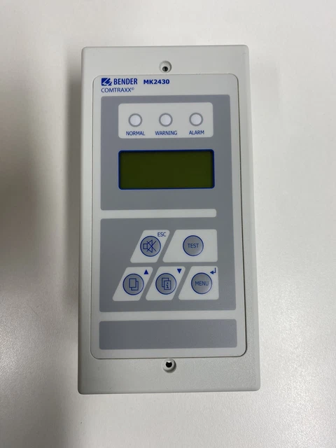 BENDER MK2430S-11 FLUSH Fully Programmable Remote Alarm Panel £250.00 ...