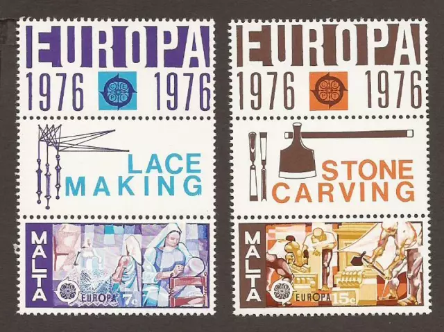 MALTA 1976 SG562/563 Europa MNH (JB18810)