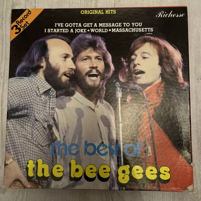 3 LP`s Box Set Bee Gees – The Best Of Bee Gees VG+/VG-