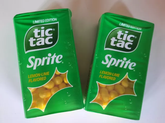 2x Tic Tac - Sprite TicTac Lemon Zitrone Ferrero 49g **Limited Edition** NEU&OVP