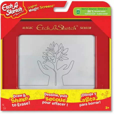 Etch A Sketch, Classic Red Drawing Toy with Magic Screen, for Ages 3 and Up  : : Toys & Games
