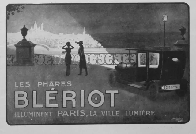 1914 The Blériot Lighthouses Illuminate Paris The City Of Light