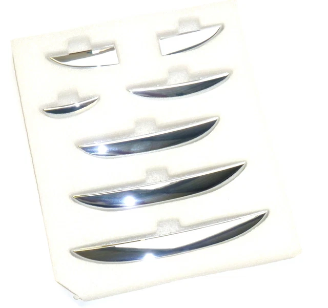 Grille De Radiateur Chromée Alfa Romeo Mito 156099841 - Clipser Sans Perçage - Neuf