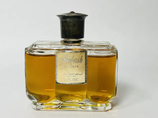 Vintage Ambush Cologne Dana New York Perfume Splash 2 oz Bottle