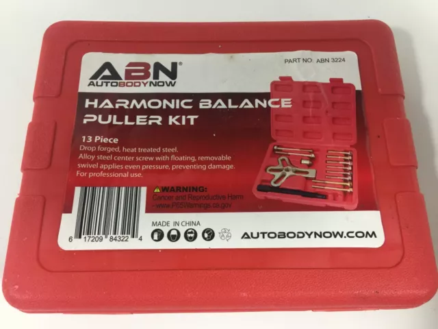 ABN 12 Piece Harmonic Balancer Steering Wheel Puller Kit One Bolt Missing