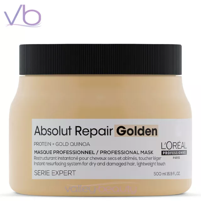 L'OREAL Serie Expert Absolut Repair Golden Masque | Fine - Medium Damaged Hair