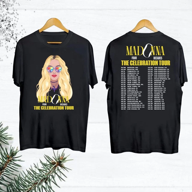 MADONNA 2024 THE Celebration Tour TShirt, Madonna Merch Fan Gifts S