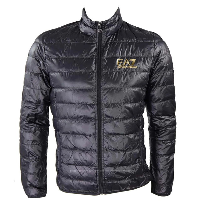Emporio Armani EA7 Men's down jacket mod. 8NPB01 black slim fit  Spring/summer