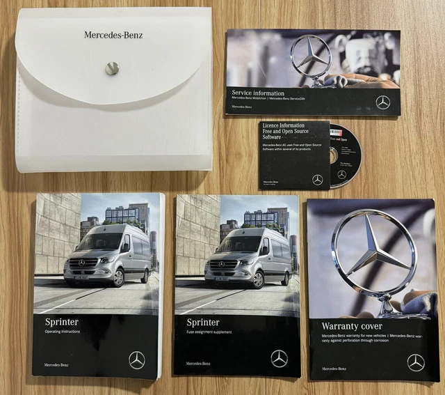 GENUINE MERCEDESBENZ SPRINTER 20182023 Owners Manual Handbook Service