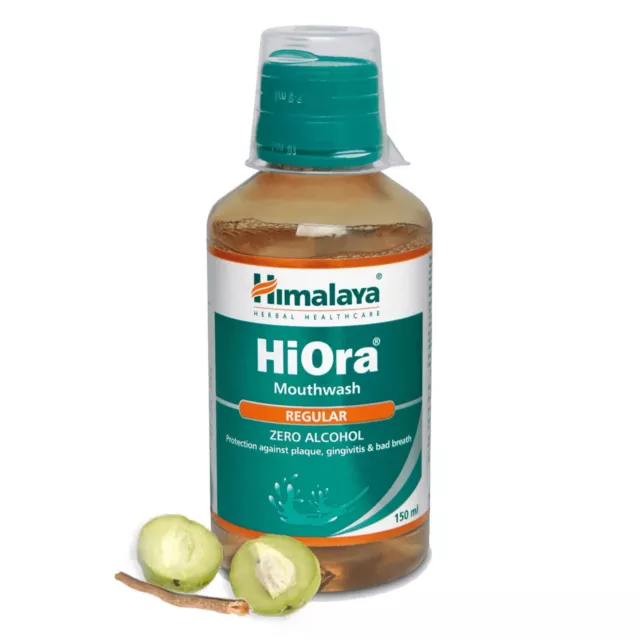 Rince-bouche régulier Himalaya HiOra (150 ml) pour tuer les germes et...