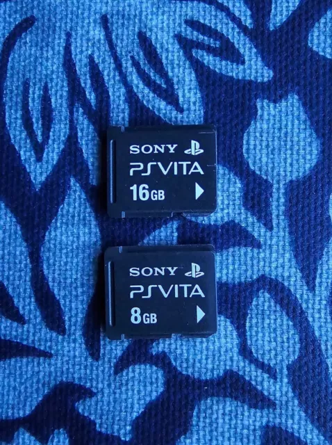 Sony PlayStation PS Vita Memory Card 16GB and 8GB