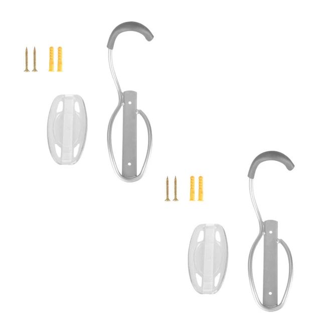 2 Sets Vertical Hanging Hook Bike Hook Metal S Hooks Ceiling Hooks Wall-mounted