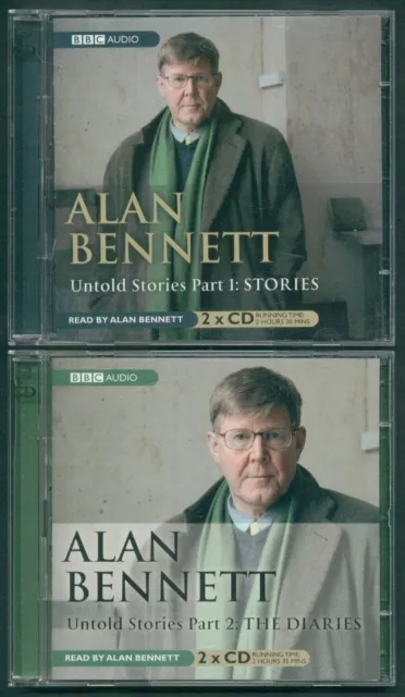 UNTOLD STORIES Parts 1 & 2 Stories/Diaries Alan Bennett abridged 4 CD audio book