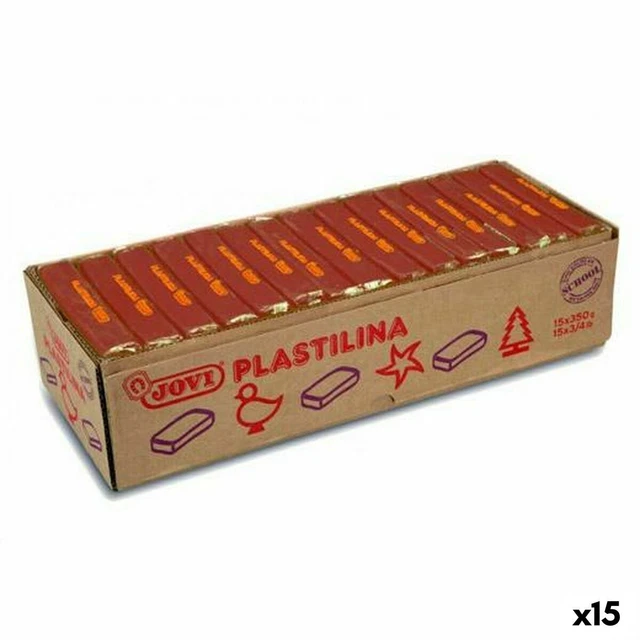 Barre di plastilina Jovi Marrone [15 Unità]