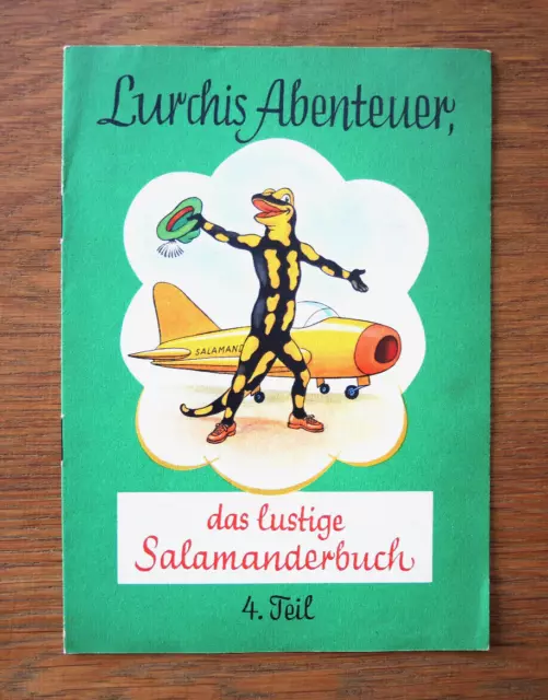 Orig.50er Jahre Lurchis Abenteuer 4.Teil Salamander Werbeheft von 1957!