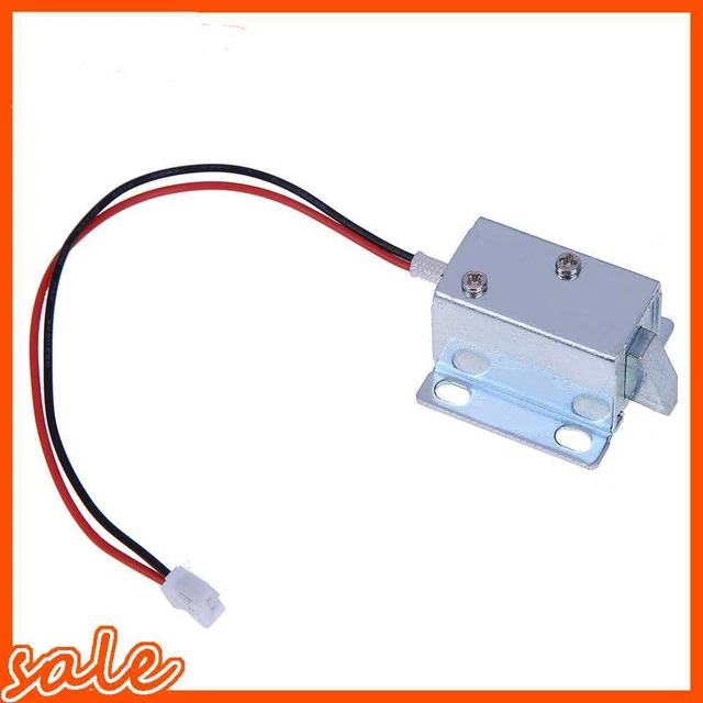 DC 12V Electric Lock Cylinder Small Electronic Lock for Letter Box Storage Rack