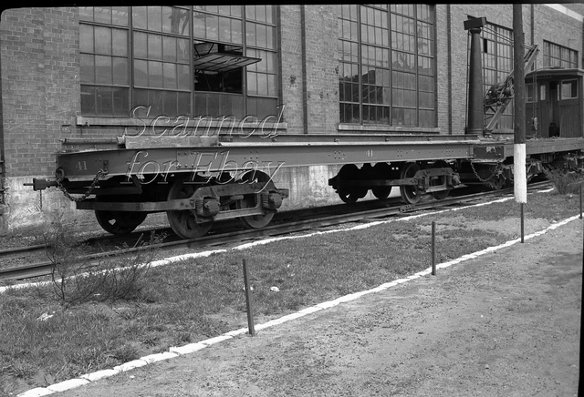 May 1950 OTC Ottawa Canada Trolley Work Equipment #41 ORIGINAL PHOTO NEGATIVE