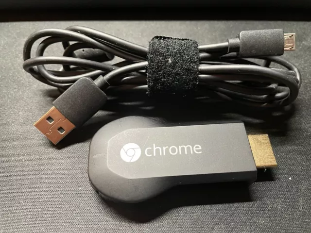 Google Chromecast (1st Gen) HDMI Media Streamer (H2G2-42) Dongle